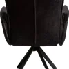 Armlehnstuhl Renate dunkelgrau Samt B/H/T: ca. 59x92x67 cm