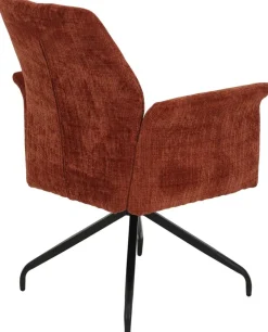 Armlehnstuhl Viktoria, 4er-Set Copper Microfaser Webstoff B/H/T: ca. 71x93x68 cm