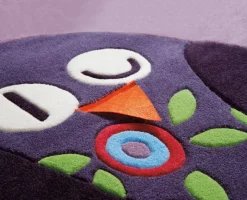 Arte Espina Kurzflorteppich Joy 4049 violett B/L: ca. 130x130 cm