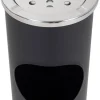 Aschenbecher schwarz Metall