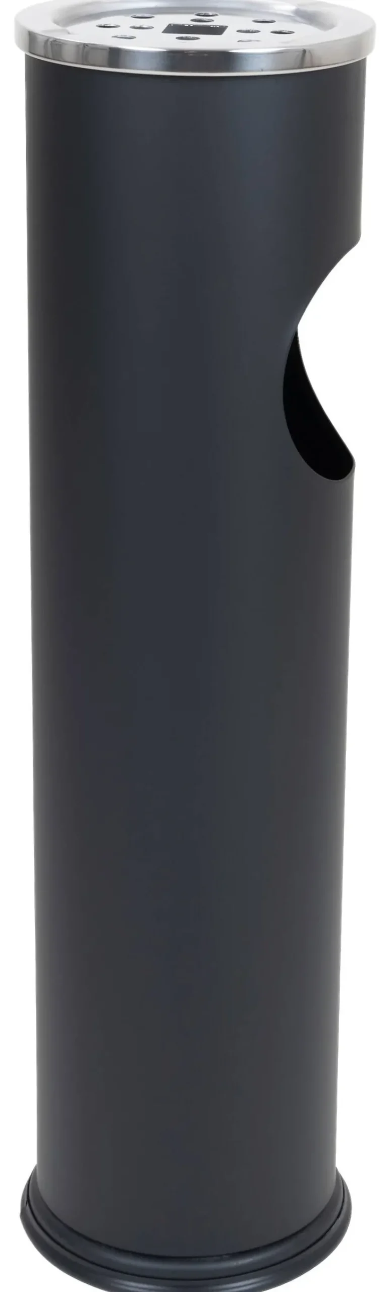 Aschenbecher schwarz Metall