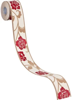A.S.Creation Bordüre beige braun rot B/H/D: ca. 5x500x8,3 cm