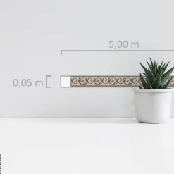 A.S.Creation Bordüre beige braun B/H/D: ca. 5x500x8,1 cm