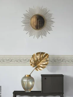 A.S.Creation Bordüre beige silber B/H/D: ca. 13x500x8 cm
