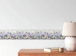 A.S.Creation Bordüre blau beige B/H/D: ca. 17x500x6,8 cm