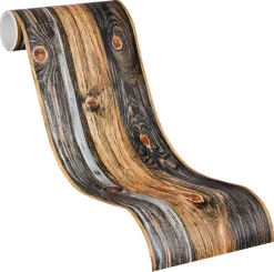 A.S.Creation Bordüre braun beige grau B/H/D: ca. 17x500x5,5 cm