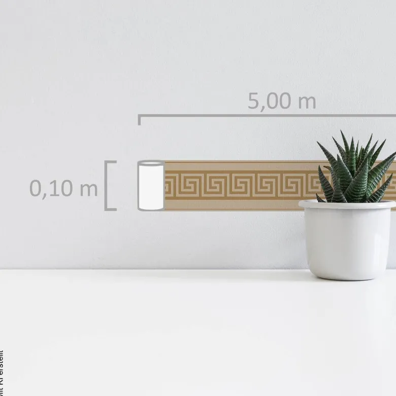 A.S.Creation Bordüre braun B/H/D: ca. 10x500x9,5 cm