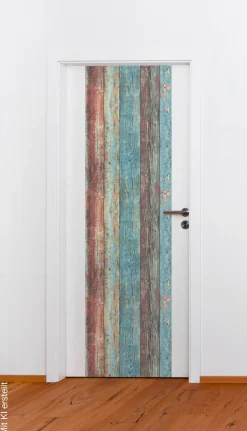 A.S.Creation Tapete blau braun beige B/H/D: ca. 52x250x7,5 cm