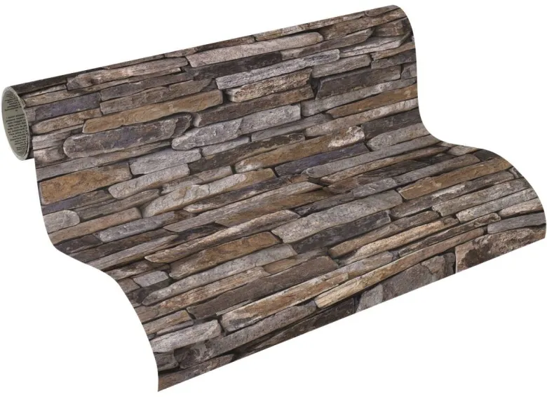 A.S.Creation Tapete creme braun beige B/H/D: ca. 52x250x7,5 cm