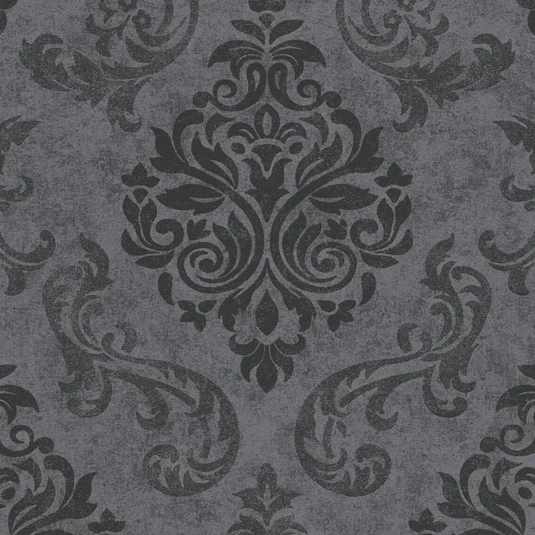A.S.Creation Tapete schwarz grau B/H/D: ca. 52x250x7,5 cm