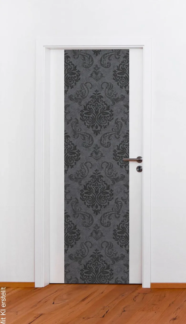 A.S.Creation Tapete schwarz grau B/H/D: ca. 52x250x7,5 cm