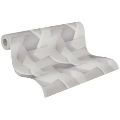 A.S.Creation Vliestapete 3D-Optik grau B/H: ca. 0,53x10,05 cm