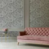 A.S.Creation Vliestapete Floral grau B/H: ca. 0,53x10,05 cm