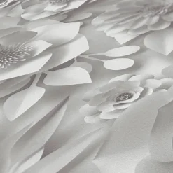 A.S.Creation Vliestapete Floral grau B/H: ca. 0,53x10,05 cm