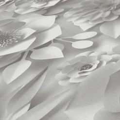 A.S.Creation Vliestapete Floral grau B/H: ca. 0,53x10,05 cm