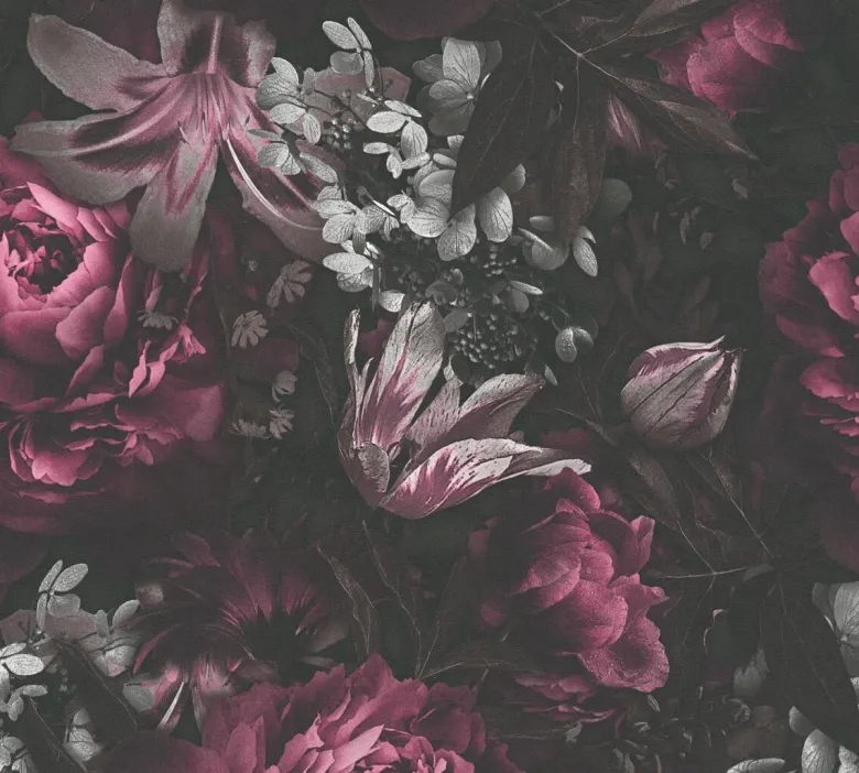 A.S.Creation Vliestapete Floral Floral lila B/H: ca. 0,53x10,05 cm