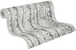 A.S.Creation Vliestapete Waldin Birkenwald schwarz weiß B/H: ca. 0,53x10,05 cm
