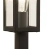 Außenleuchte klar schwarz B/H/L: ca. 10x45x10 cm