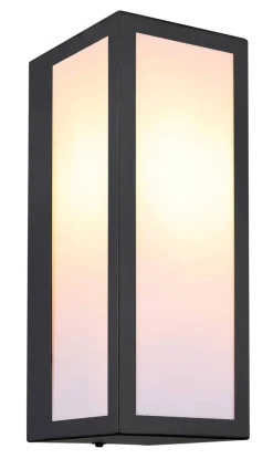 Außenleuchte schwarz B/H/L: ca. 14x35x16 cm
