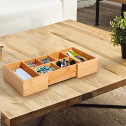 Aufbewahrungsbox 833-470 natur Bambus B/H/T: ca. 24,6x17,6x7 cm