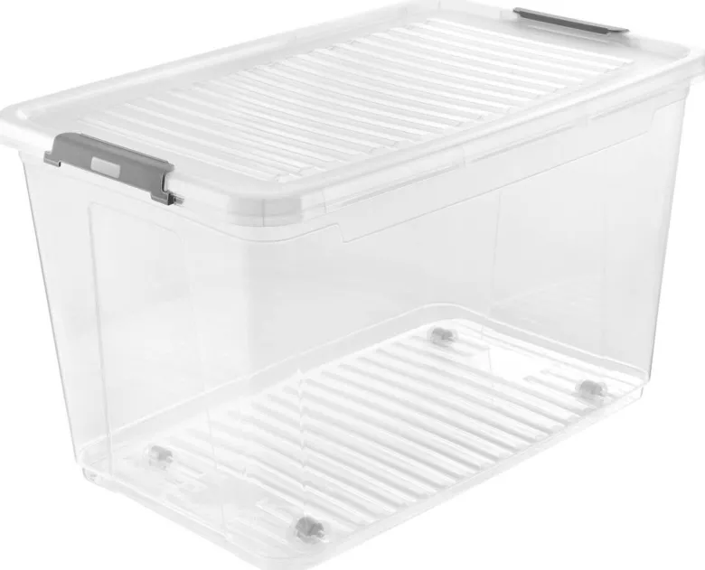 Aufbewahrungsbox transparent B/H/L: ca. 38x35,5x59 cm