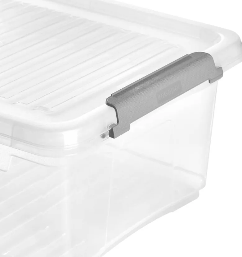 Aufbewahrungsbox transparent B/H/L: ca. 18,5x10,5x28,5 cm
