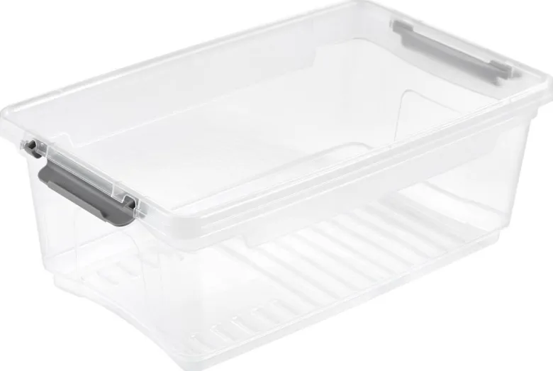 Aufbewahrungsbox transparent B/H/L: ca. 18,5x10,5x28,5 cm
