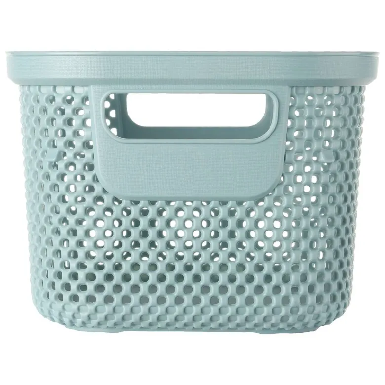 Aufbewahrungskorb blau B/H/L: ca. 17x12x23,5 cm