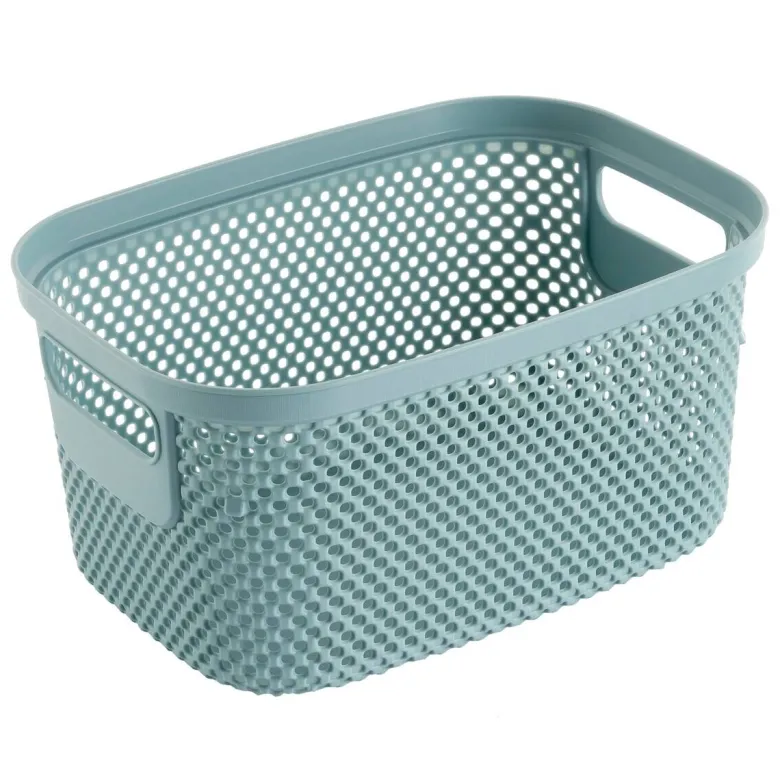 Aufbewahrungskorb blau B/H/L: ca. 17x12x23,5 cm