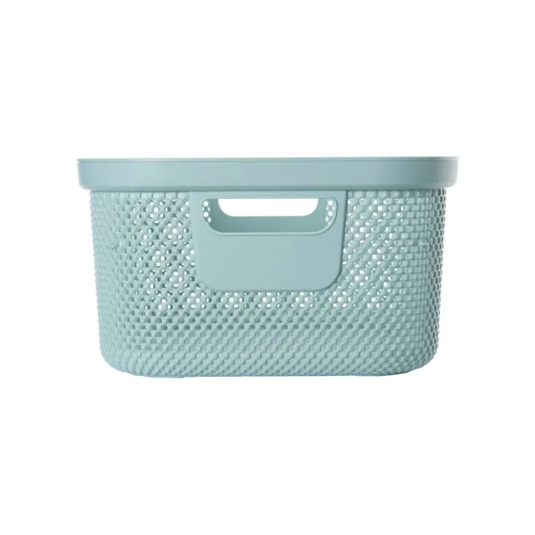 Aufbewahrungskorb blau B/H/L: ca. 28,5x38x15 cm