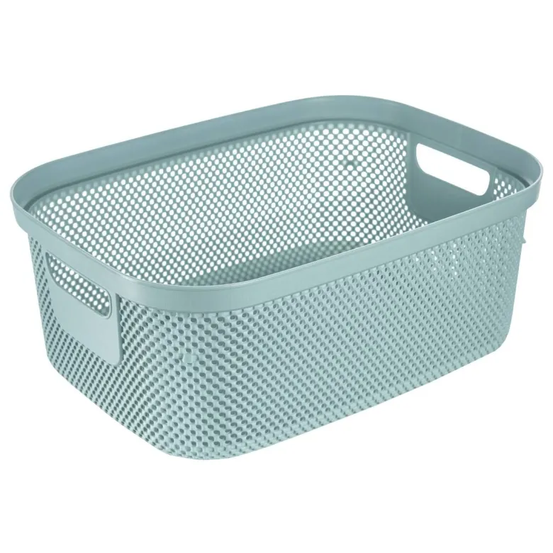 Aufbewahrungskorb blau B/H/L: ca. 28,5x38x15 cm