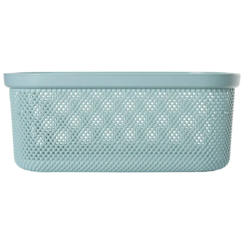 Aufbewahrungskorb blau B/H/L: ca. 28,5x38x15 cm
