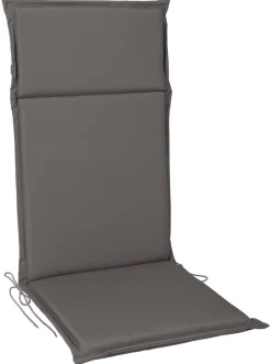 Auflage Lina anthrazit Polyester B/H/L: ca. 47x4,5x121 cm