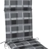 Auflage Mia grau Polyester B/H/L: ca. 47x4,5x121 cm