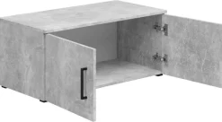 Aufsatz Multi-Stauraum Typ 22 Beton Optik B/H/T: ca. 80x35x40 cm