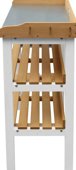 AXI Pflanztisch braun B/H/L: ca. 37x92x76 cm