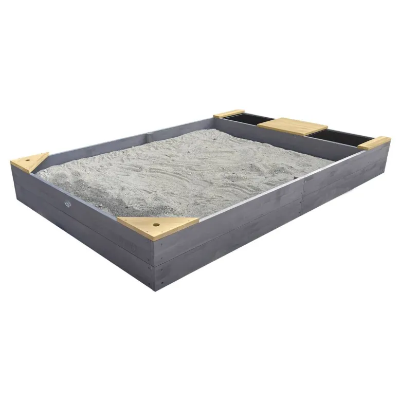 AXI Sandkasten Kelly grau B/H/T: ca. 115x21,8x180 cm