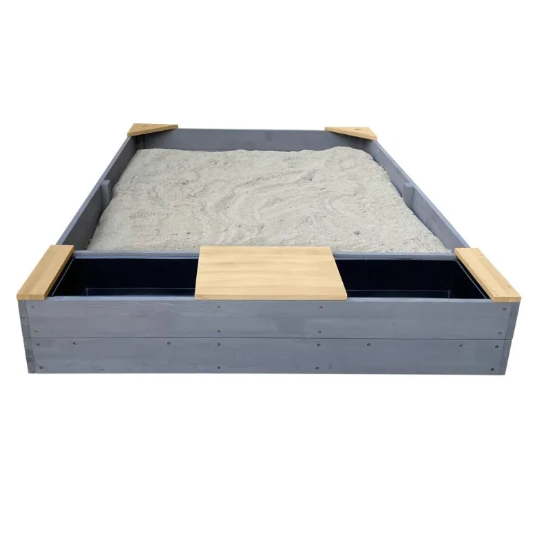 AXI Sandkasten Kelly grau B/H/T: ca. 115x21,8x180 cm