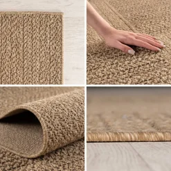 Ayyildiz Flachwebteppich TIMBER beige D: ca. 160 cm