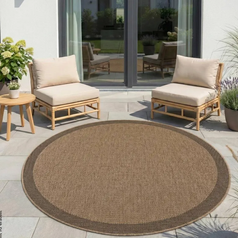 Ayyildiz Flachwebteppich TIMBER beige D: ca. 160 cm
