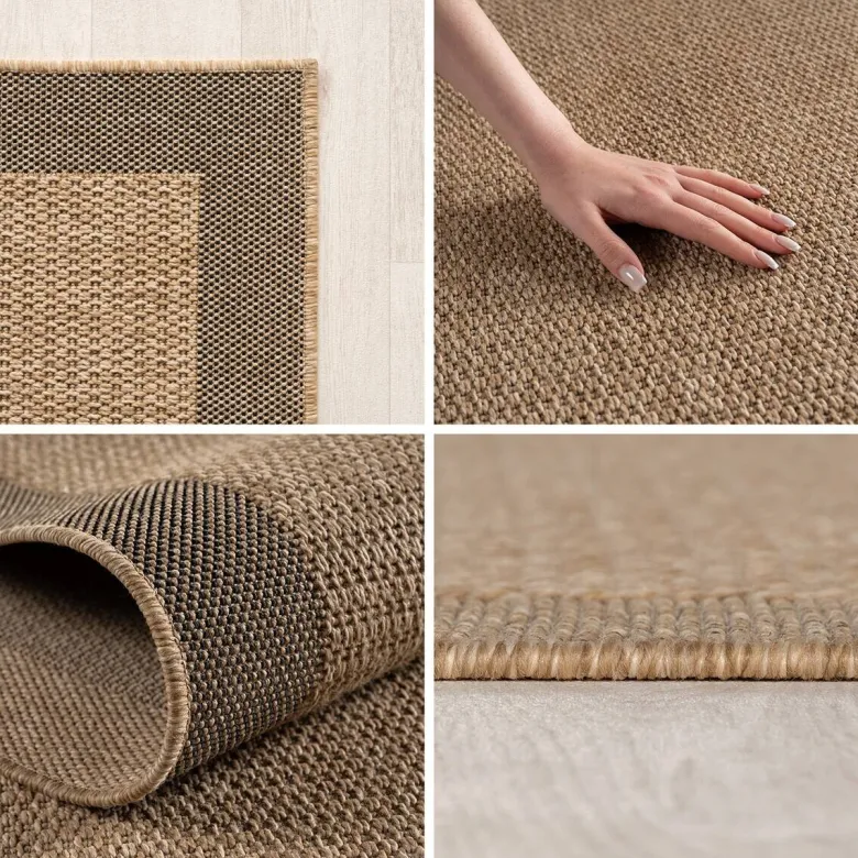Ayyildiz Flachwebteppich TIMBER beige D: ca. 160 cm
