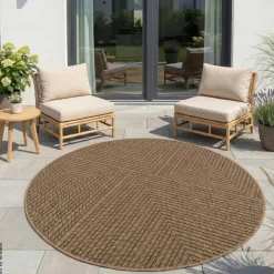 Ayyildiz Flachwebteppich TIMBER beige D: ca. 160 cm