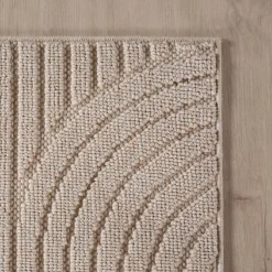 Ayyildiz Kurzflorteppich HELIX beige B/H/L: ca. 80x0,7x250 cm