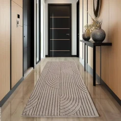 Ayyildiz Kurzflorteppich HELIX beige B/H/L: ca. 80x0,7x250 cm