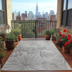 Ayyildiz Outdoorteppich DESERT grau B/L: ca. 120x170 cm