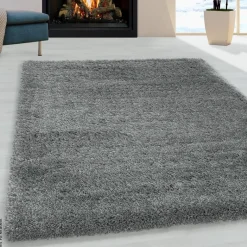 Ayyildiz Teppich FLUFFY hellgrau B/L: ca. 60x110 cm