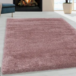Ayyildiz Teppich FLUFFY rosé B/L: ca. 80x250 cm