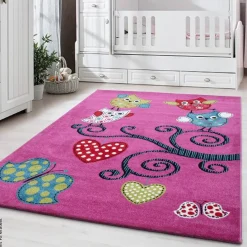 Ayyildiz Teppich KIDS lila B/L: ca. 160x230 cm