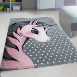 Ayyildiz Teppich KIDS pink B/L: ca. 120x170 cm
