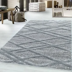 Ayyildiz Teppich PISA grau B/L: ca. 80x150 cm